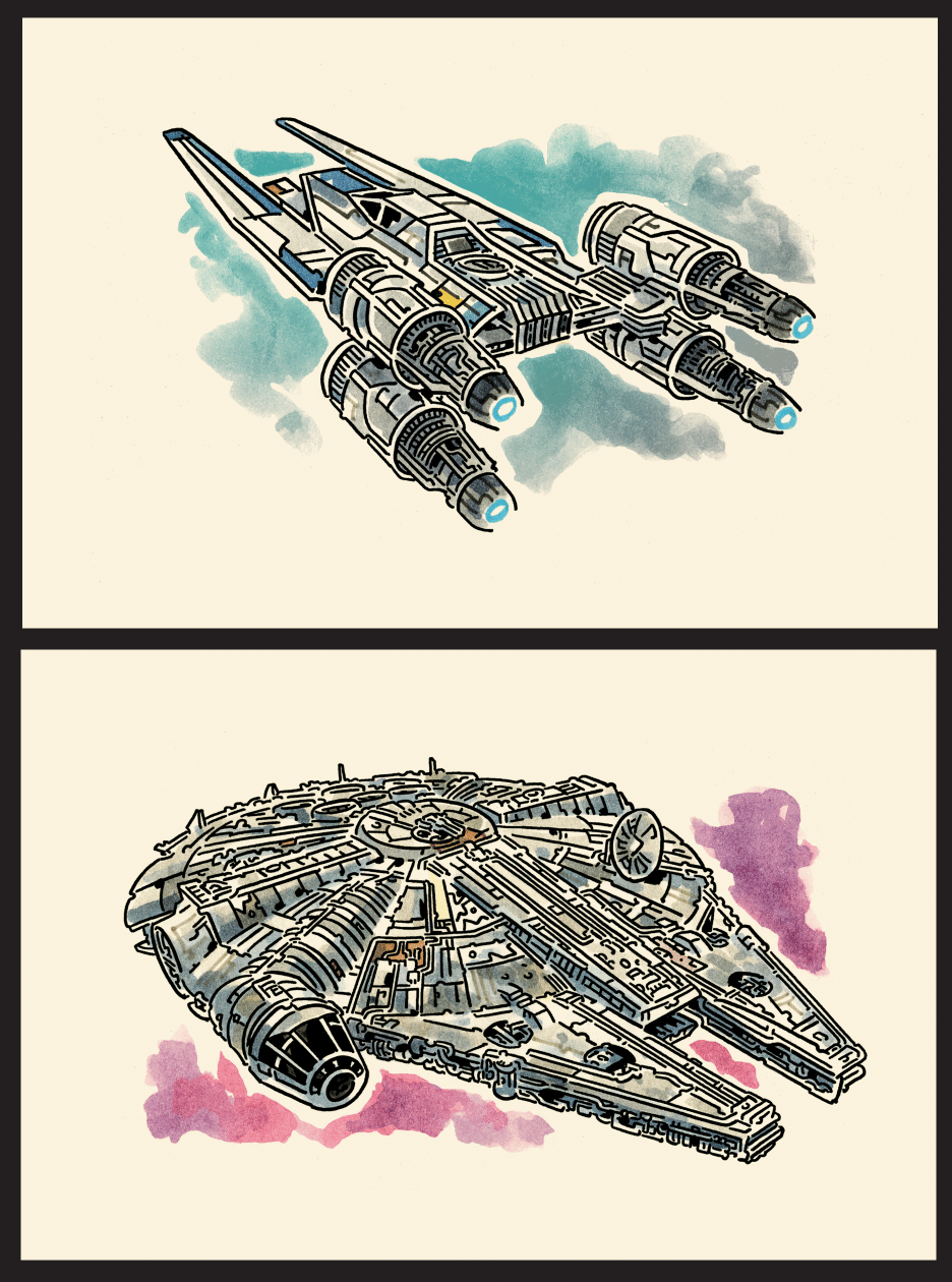 Spaceships Art Print Set | Chris Schweizer Online Store